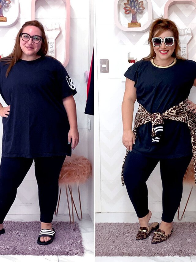 Transformando looks confortáveis em looks estilosos