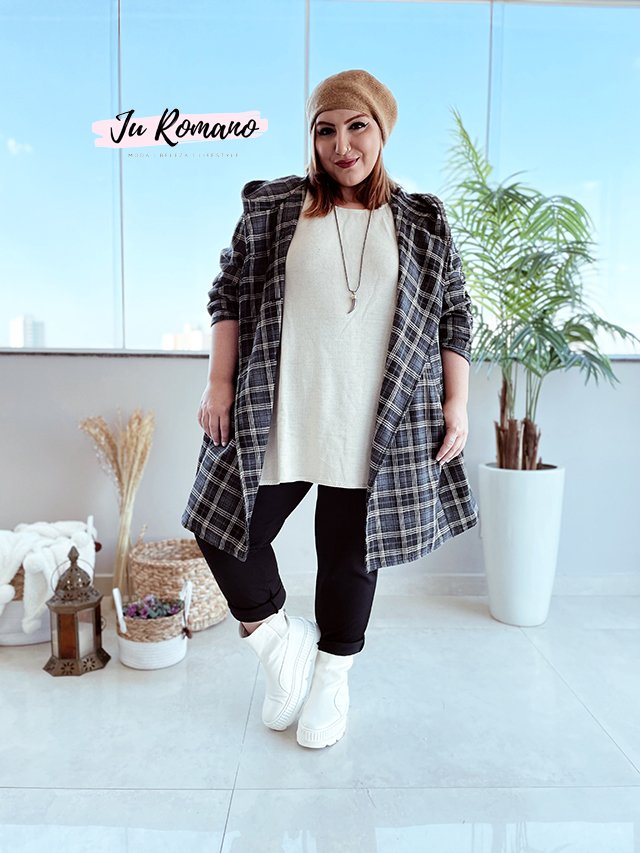 XADREZ: LOOKS PLUS SIZE DE INSPIRAÇÃO