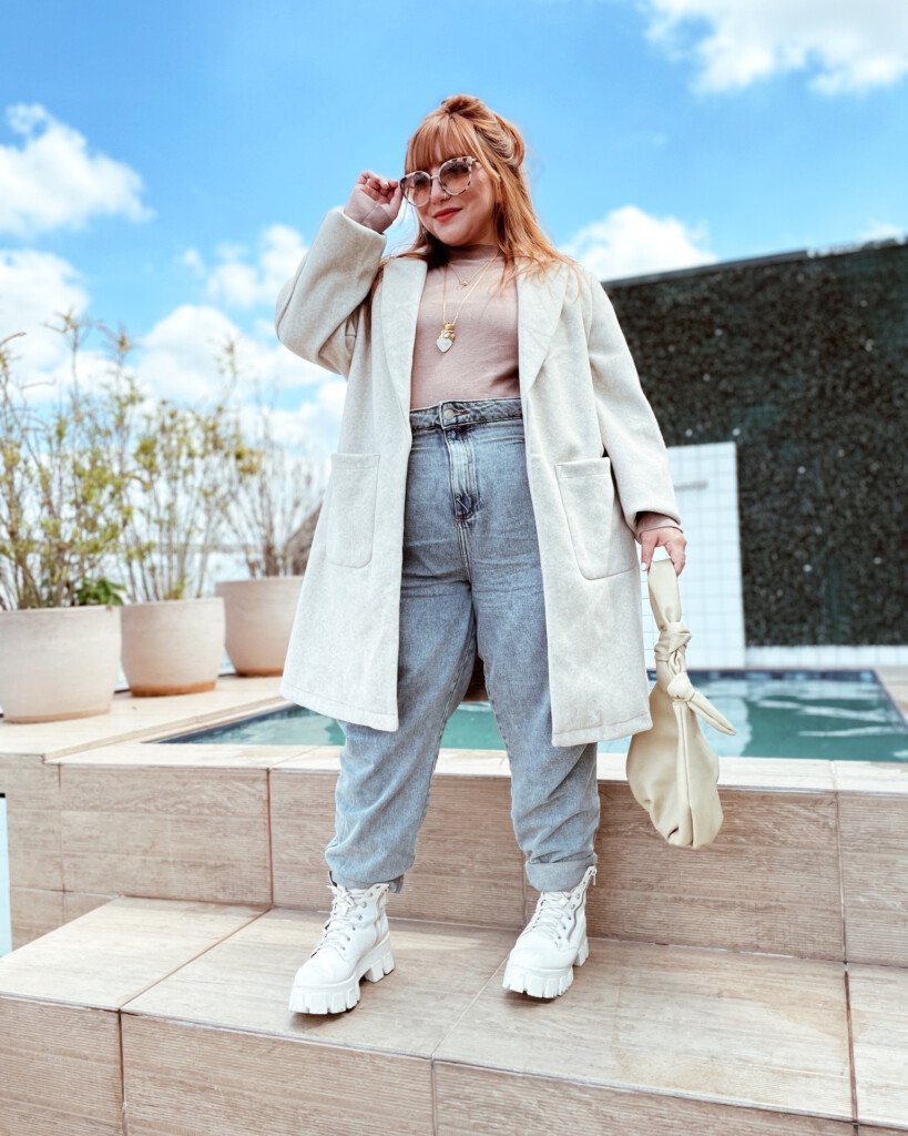 Como usar bota branca ou off white: inspiração de looks plus size ...